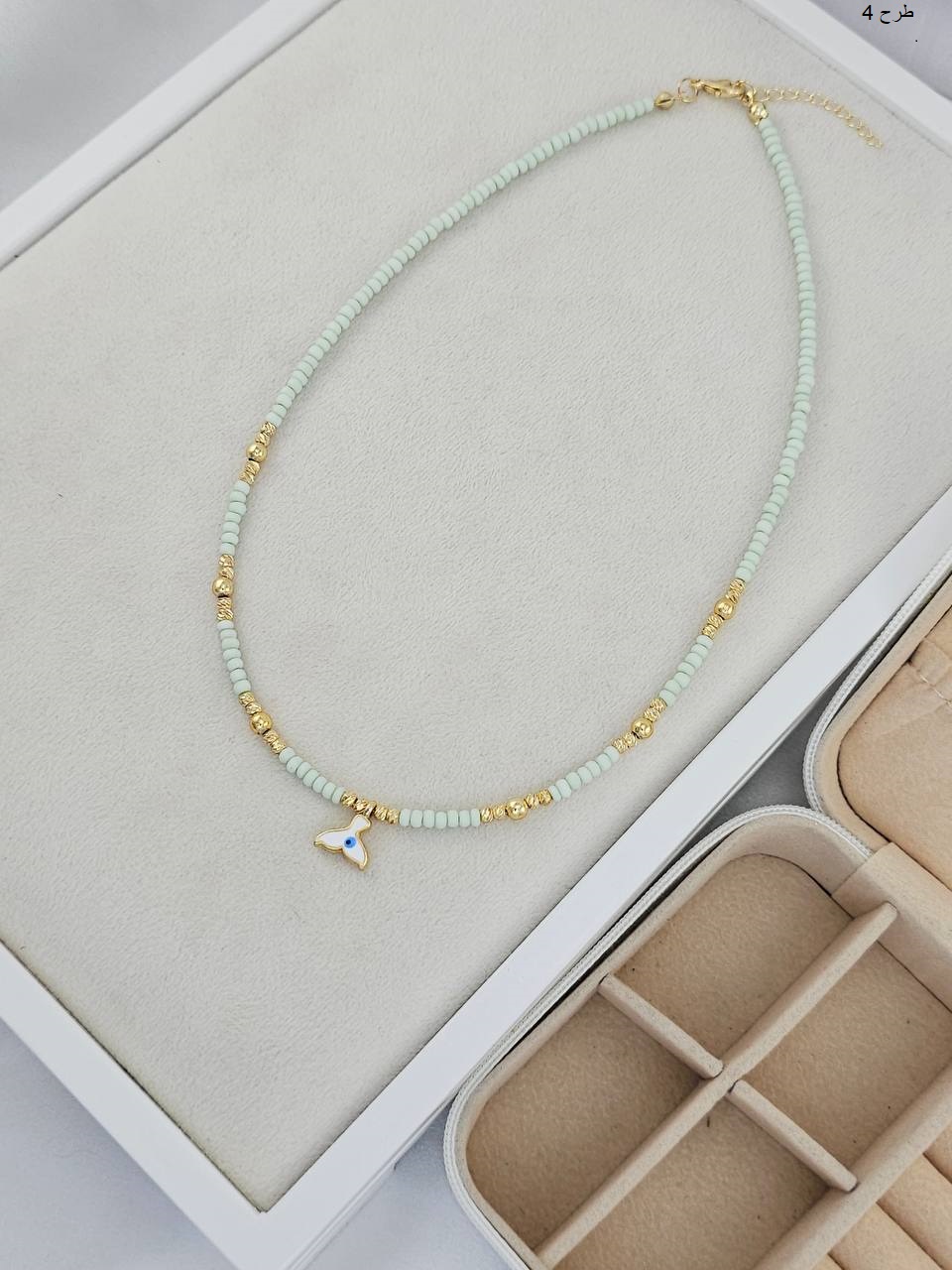 گردنبند فیمو تک رج